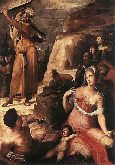 Domenico Beccafumi Moses and the Golden Calf China oil painting art